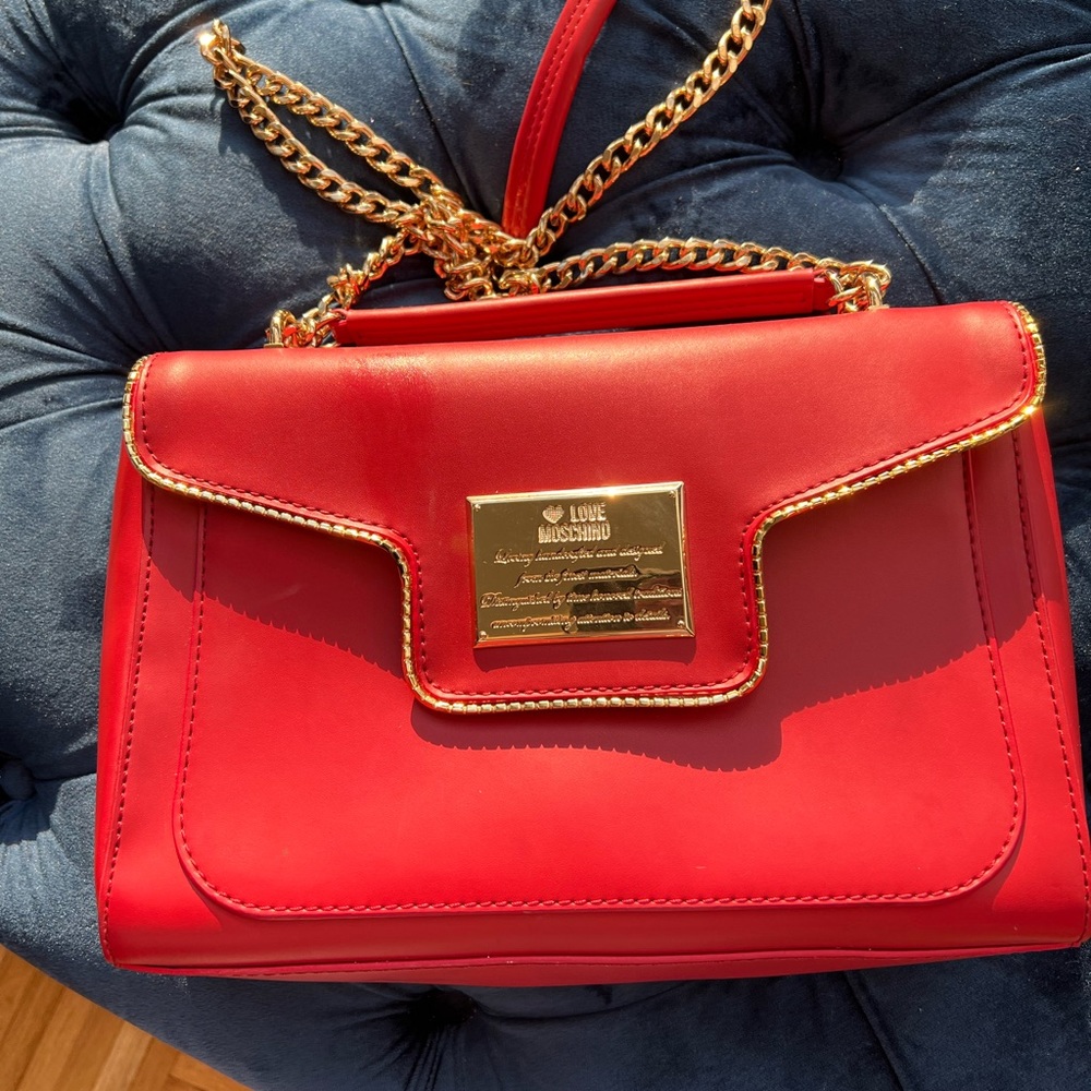 Love Moschino Red Purse